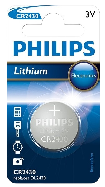 PHILIPS BATERIA CR-2430 1szt.