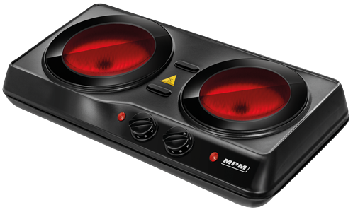 MPM KUCHENKA CERAMICZNA MKE-21 2-PŁYTOWA