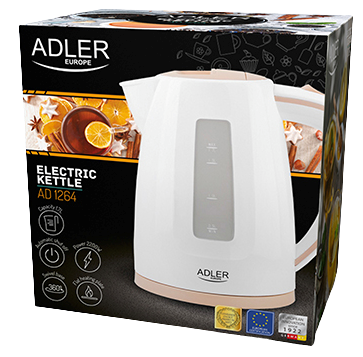 ADLER CZAJNIK AD-1264 1,7L 2200W biały