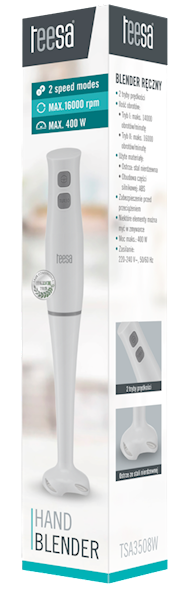 TEESA BLENDER RĘCZNY TSA-3508W 400W biały