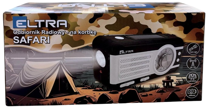 ELTRA RADIO SAFARI turystyczne dynamo solar
