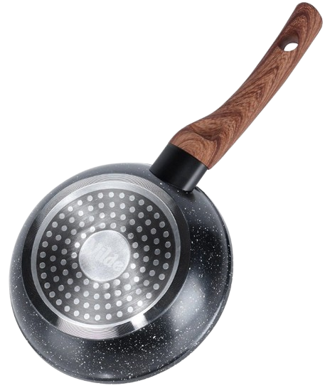 VILDE PATELNIA BLACK&WOOD 16cm 199058 ceramiczna