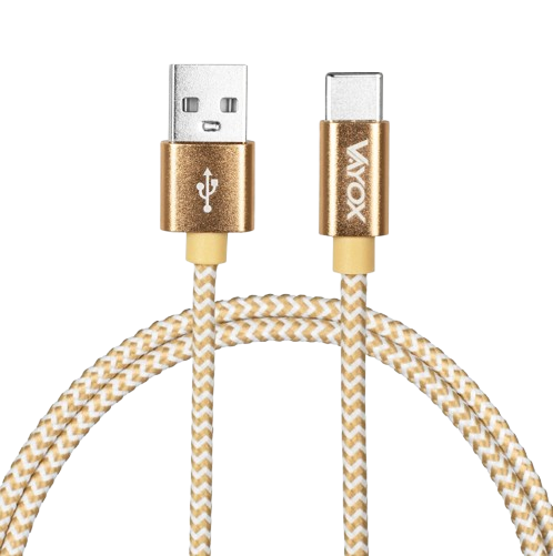 VAYOX KABEL USB-Typ C 2m VA-0190 złoty