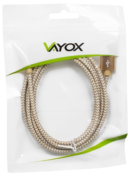 VAYOX KABEL USB-Typ C 2m VA-0190 złoty