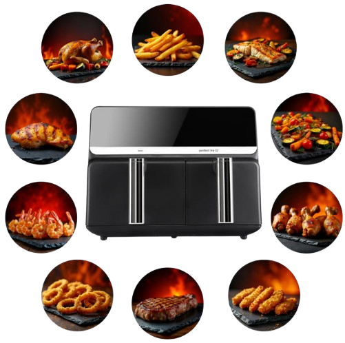 ELDOM FRYTOWNICA FR-200 2200W 5,5L+3,5L beztłuszcz