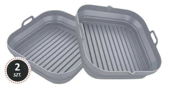 WKŁAD FRYTOWNICY silikon kwadrat 20cm KB-7790 2szt