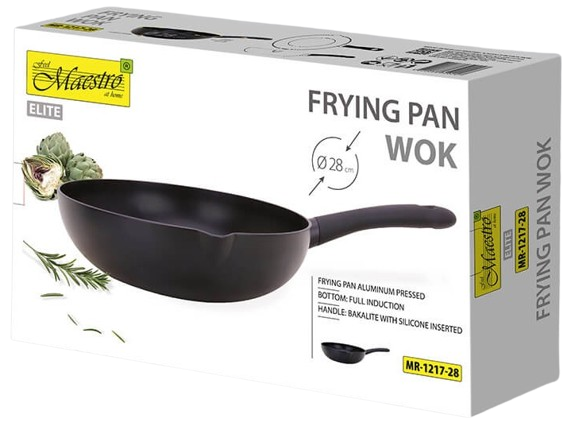 MAESTRO PATELNIA MR-1217-28 Marble WOK dysk