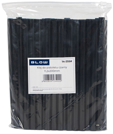 BLOW KLEJ DO PISTOLETU 11mm/200mm 1kg czarny