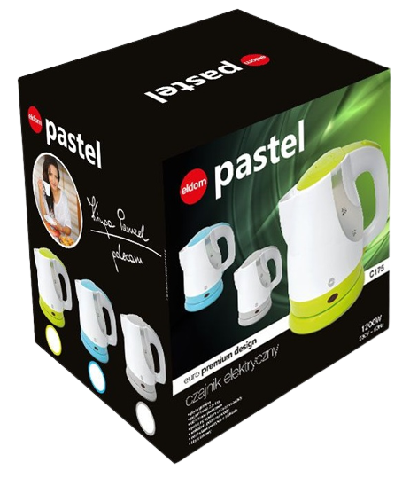 ELDOM CZAJNIK C-175N 0,9L 1200W biało-niebieski