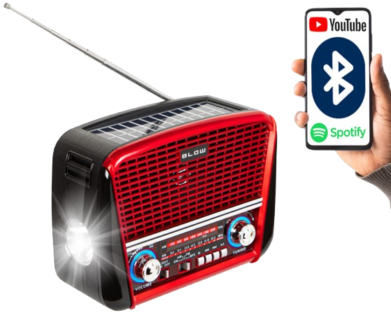 BLOW RADIO PRZENOŚNE 77-556 bluetooth usb