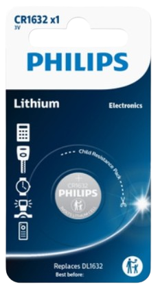 PHILIPS BATERIA CR-1632 / 1BP