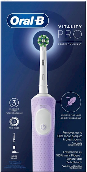 BRAUN ORAL-B PRO VITALITY SZCZOTECZKA timer fiolet