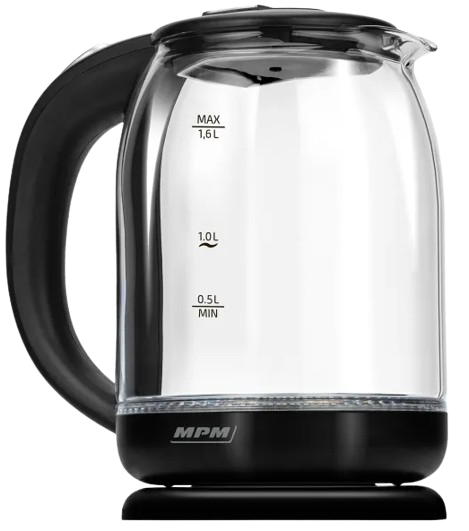 MPM CZAJNIK MCZ-129 1,6L szklany, podświetlany