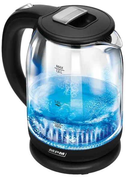 MPM CZAJNIK MCZ-129 1,6L szklany, podświetlany