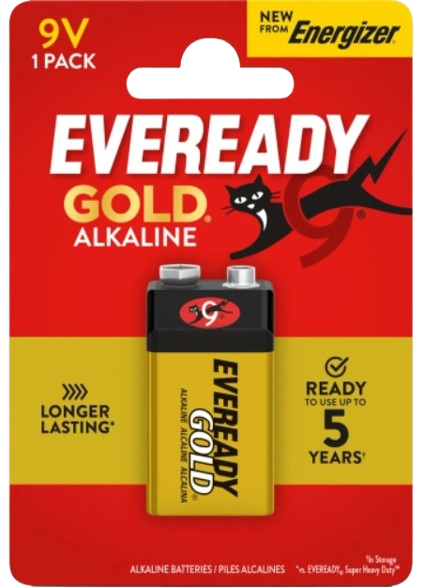 EVEREADY BATERIA 6LR61/1BP 9V ALK.