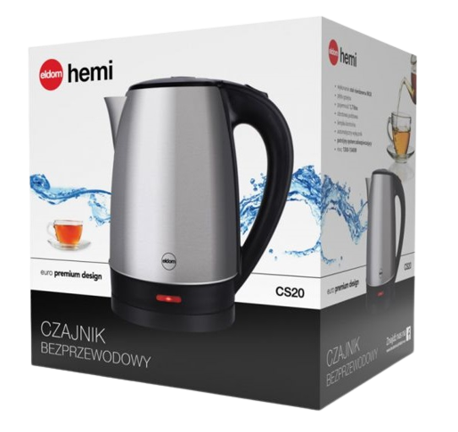ELDOM CZAJNIK CS-20 1,7L 1540W INOX