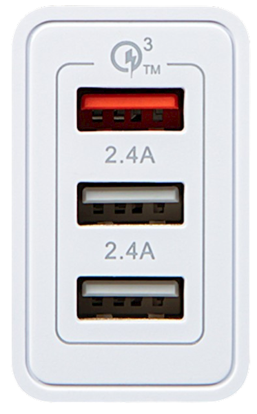 BLOW ŁADOWARKA SIECIOWA 76-027 3xUSB (1xQC) 30W