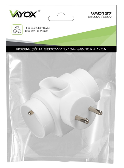 VAYOX ROZGAŁĘŹNIK SIECIOWY VA-0137