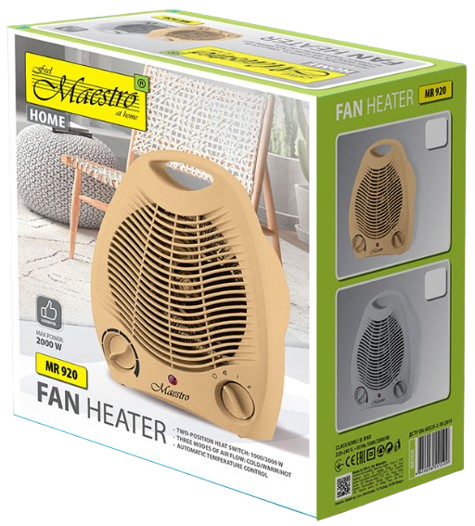 MAESTRO TERMOWENTYLATOR MR-920 2000W beżowy