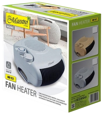 MAESTRO TERMOWENTYLATOR MR-921 2000W stojąco-leżąc