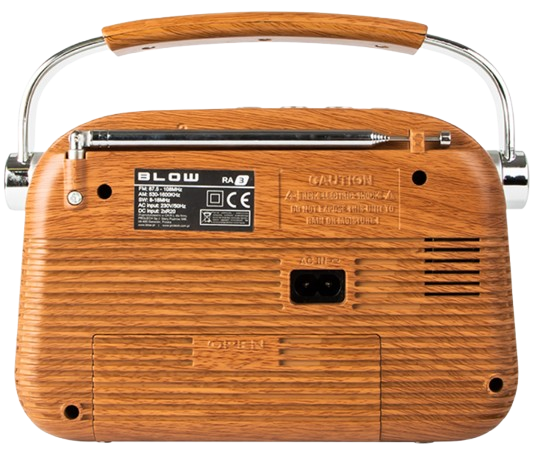 BLOW RADIO PRZENOŚNE 77-532 RA-3 FM BT RETRO