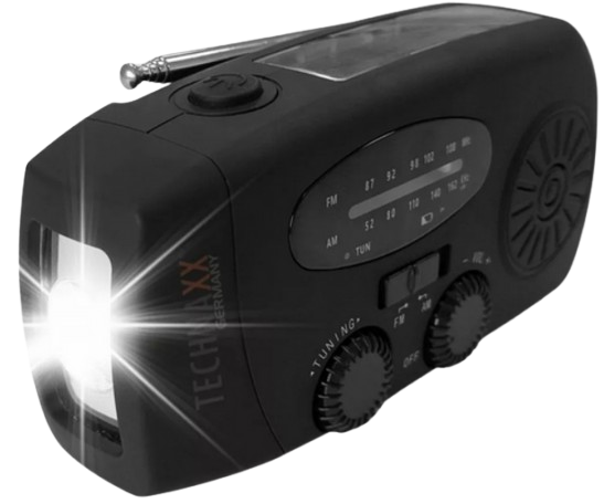 TECHNAXX RADIO TX-238 AM/FM z korbką solar