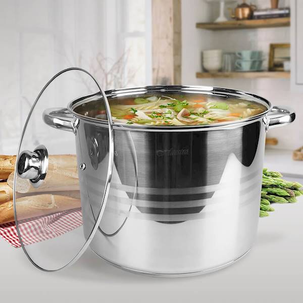 MAESTRO GARNEK Z POKRYWKĄ MR-3517-16 16L INOX