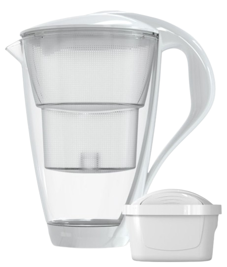 DAFI dzbanek CRYSTAL Unimax LED 2L szklany biały