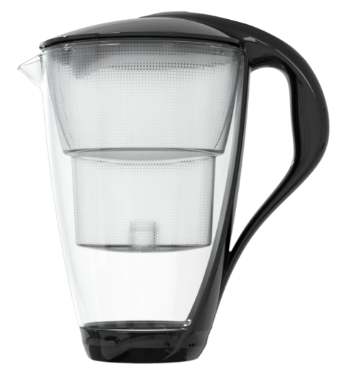 DAFI dzbanek CRYSTAL Unimax LED 2L szklany czarny