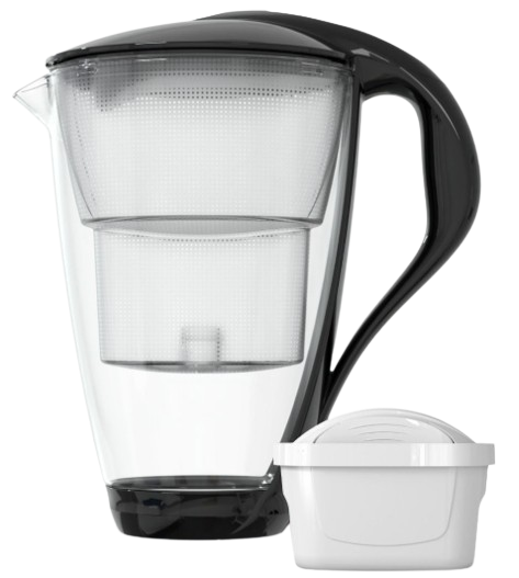 DAFI dzbanek CRYSTAL Unimax LED 2L szklany czarny
