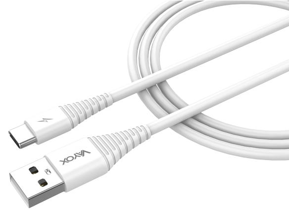 VAYOX KABEL USB-Typ C 1m VA-0056 biały