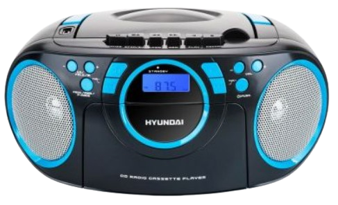 HYUNDAI BOOMBOX TRC-788AU3BBL USB KASETA