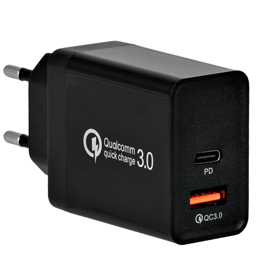 VAYOX ŁADOWARKA SIECIOWA USB+USB TYP C VA-0035 36W