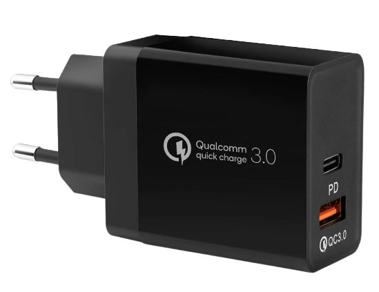 VAYOX ŁADOWARKA SIECIOWA USB+USB TYP C VA-0035 36W