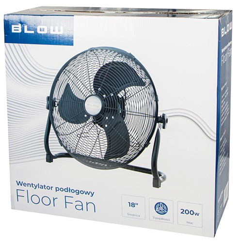 BLOW CYRKULATOR 44-027 200W 45cm czarny