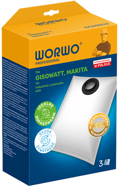 WORWO WORKI GISOWATT PION GSMB-02 1 kpl = 3 szt