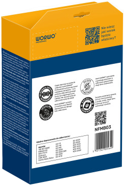 WORWO WORKI NILFISK GD1000 NFMB-03 1 kpl = 5 szt