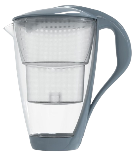 DAFI dzbanek CRYSTAL Unimax LED 2L szklany szary