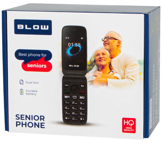 BLOW TELEFON 75-032 dla seniora z klapką S-24