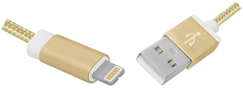 LTC KABEL USB-IPHONE LX-8448 2m złoty