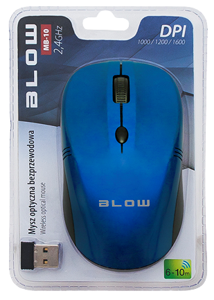 BLOW MYSZ BEZPRZEWODOWA MB-10 niebieska