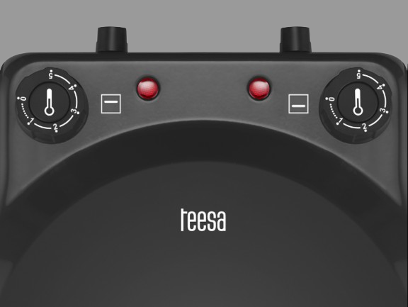TEESA PIEC DO PIZZY TSA-3241B 1200W 400st 2grzałki
