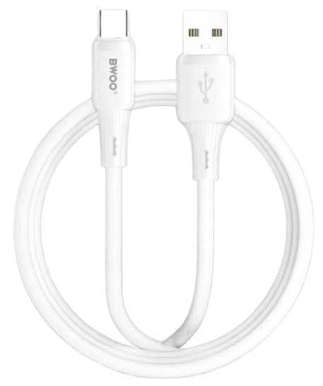 BWOO KABEL BO-X329C USB-USB-C 1,0m 3A siikon