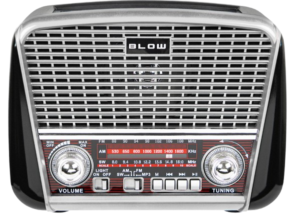 BLOW RADIO PRZENOŚNE 77-557 bluetooth USB srebrne