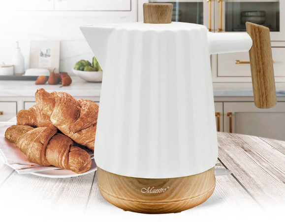 MAESTRO CZAJNIK MR-075 2L 1800W ceramiczny biały 