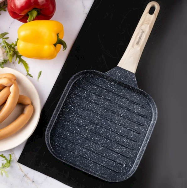 KLAUSBERG PATELNIA KB-7810 19cm grillowa czarna
