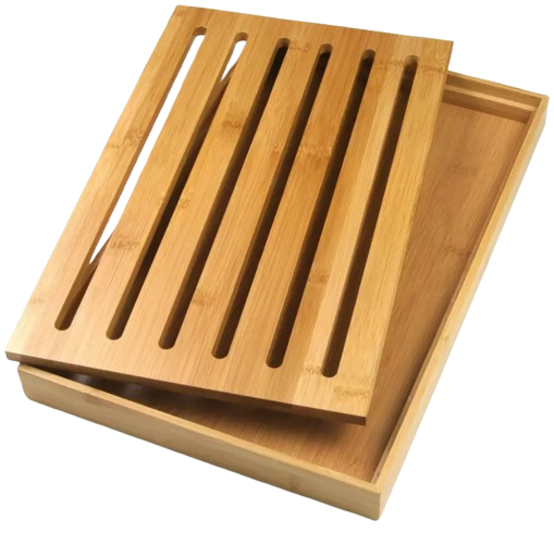 KINGHOFF DESKA Z TACĄ KH1217 37x23,5cm taca bambus