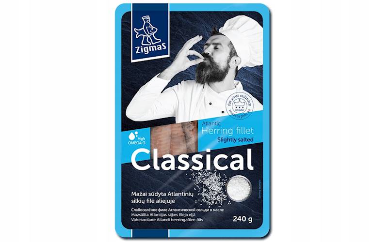 ŚLEDZ LEKKO SOLONY 240g ZIGMAS FILET