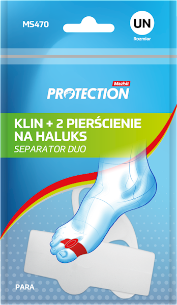 Mazbit MS470 SEPARATOR DUO podwójny separator dla osób z haluksem • Rozmiar: Uniwersalny