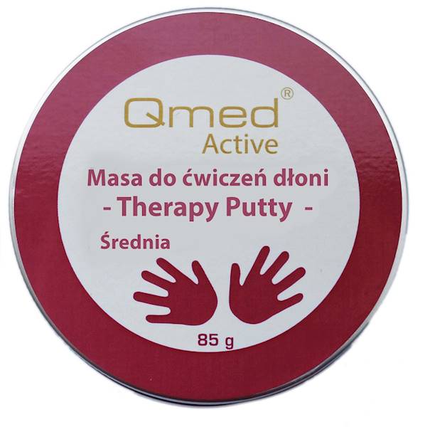 MDH THERAPY PUTTY masa do ćwiczeń dłoni • Twardość: Średnia • Kolor: Czerwony